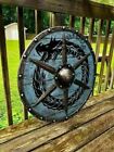 Shield Viking Wooden Medieval Round 24   Battle Armor Heavy Norse Ready Warrior