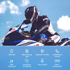 Motorcycle Helmet Headset Bluetooth5 3 Waterproof Headphone Hands Free Led Light