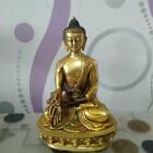 23cm Buddhist Supplies Tibetan Brass Medicine Buddha Statue Handicraft