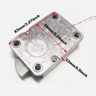 Electronic Safe Lock Led Keypad Chrome Gun Safe Lock Replacement With Swing Bolt