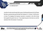     2026 Topps Now  757    jonathan Aranda Homer  Alds Game 1 -  Presale