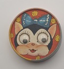 Vintage Japan Double Sided Dexterity Puzzle Celluloid Lady Cat