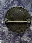 Enamel St George And The Dragon Pin Queen Victoria Silver Crown 1898