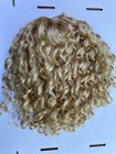 Curly Blonde Wig From Tm 115 American Girl 18  Doll For Replacement Custom