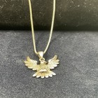 Vintage 925 Sterling Silver American Pendant  Necklace