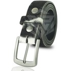 Real Cowhide Hair On  Genuine Leather Belt Unisex With Metal Buckle Cowboy Style