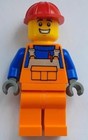 Lego City Mini Set  Construction Builder Minifigure With Digger
