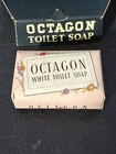 Rare Vintage Colgate Cardboard Store Display Advertising Octagon Toilet Soap 