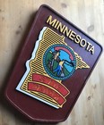 Police  Minnesota State  3d Routed Wood Patch Plaque Sign Custom 