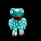 Frog Mexican Folk Art Wood Carving  Oaxacan Alebrije  Oaxaca Mexico