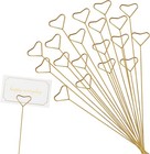 20pcs Floral Picks Card Holders  12   Metal Flower Place Card Holder  Wire Fl   