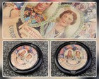 1937 Coronation Powder Compact King George Vi Queen Elizabeth Royal Souvenir