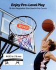 Vevor Basketball Rim Replacement Outdoor Heavy Duty Hanging Flex Hoop Net