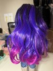 Purple Wig Only Fits American Girl Doll Custom Replacement