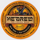 Shmaltz Brewing Co  Beer Coaster Clifton Park Ny
