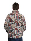 New Vintage 90s Aztec Geo Tribal Full Zip Polartec Fleece Jacket Mens Medium Y2k