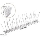 Stainless Steel Bird Spikes Anti Bird Deterrent Nest Prevention Small Birds 
