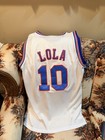 Space Jam Tune Squad Lola Bunny  10 White Basketball Jersey Size Small