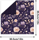 Scrapbook Paper Floral Patterned Paper  24 Sheets 24 Designs Double Sided Decora