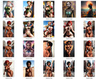 Lot 100x  4x6 Nude Picture Photograph Pinup-girl Woman Model Female Risqu Lot24