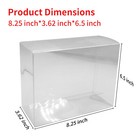 2pc Clear Display Box Protector For Funko Pop 2-pack Vinyl Figures 0 5mm Cases