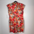 Nwt Athleta Floral Print Marlow Romper Jumpsuit Drawstring Waist Pockets Size M