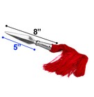 Kung Fu Spear Head Single 8  Unsharpened Medieval Martial Arts Training Halberd