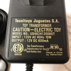 Tecnitoys Scx Compact 1 43 Slot Car Toy Transformer 12v Dc 600ma Power Supply