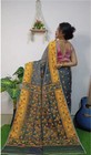 Women Traditional Wear Hand Made Dhakai Jamdani Saree Ethnic Wear Resham Silk