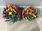 2x Kraft Edgers 24 Pc   18 Pc Decorative Craft Scissors Set Rotating Stands Vtg