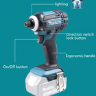 Makita Dtd173 18v Brushless Impact Driver 180nm Cordless Drill Tool