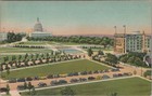 Hotel Continental Capitol Plaza Washington D c  Building Linen Vintage Post Card