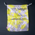 Ipsy Glam Drawstring Bag  bag Only  Purple With Yellow Flowers 10  X 8 