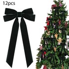 12 Luxury Velvet Christmas Bows For Tree - Festive Gift Decorations Hot S2o3