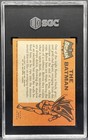 1966 Topps Batman Card  1 The Batman Vintage Card - Graded Sgc 1 Nice Eye Appeal