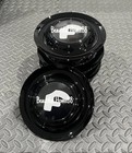 4 Pcs Set Black  Forgiato Floating Center Caps Xl Hubcap Rim 7 2   -