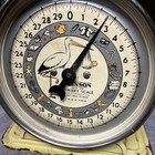 Vintage Yellow Hanson Nursery Scale 1950 s W stork Max Weight 30 Bs By Ounces