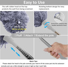 Microfiber Feather Duster Extendable Duster With 100 Inches Extra Long Pole  Ben
