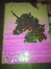 Claire   s Unicorn Reverse Sequin Note Book Set Back To School Lot Diary Birthday