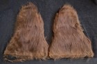 Beautiful Bear Skin Cold Weather Large And Furry Mittens