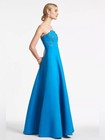 Sachin   Babi Amal Maxi Gown Dress In Turquoise Sz 2