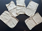Vintage Lot Of 5 Canvas Bank Money Bags Union Bank California 70s