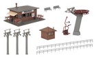 Faller 134004 Ho Scale Chairlift ski Lift -- Kit - 24 Chairs  Ticket Kiosk  4 Ch