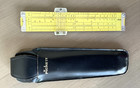Vintage Pickett Slide Rule Model N 200 Es All Metal With Original Leather Case