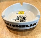 Michelin Man Bibendum Ashtray Donkey White Accessory Case Used