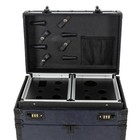 Professional Makeup Case Rolling Cosmetology Case Metal Beauty Travel Luggage