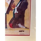 Vtg Richard Owen  out Of Pandora s Box  Clown Mixed Media Embroidery Wall Art