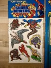 1984 Super Powers Puffy Stickers   Album Vintage Lot  Rare  Parademon Darkseid