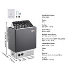 Sauna Heater Stove 9kw Wet   Dry Stailess Steel W  Internal Controller