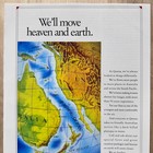1991 Qantas Airlines Move Heaven Earth Vintage Print Ad Travel Advert Art